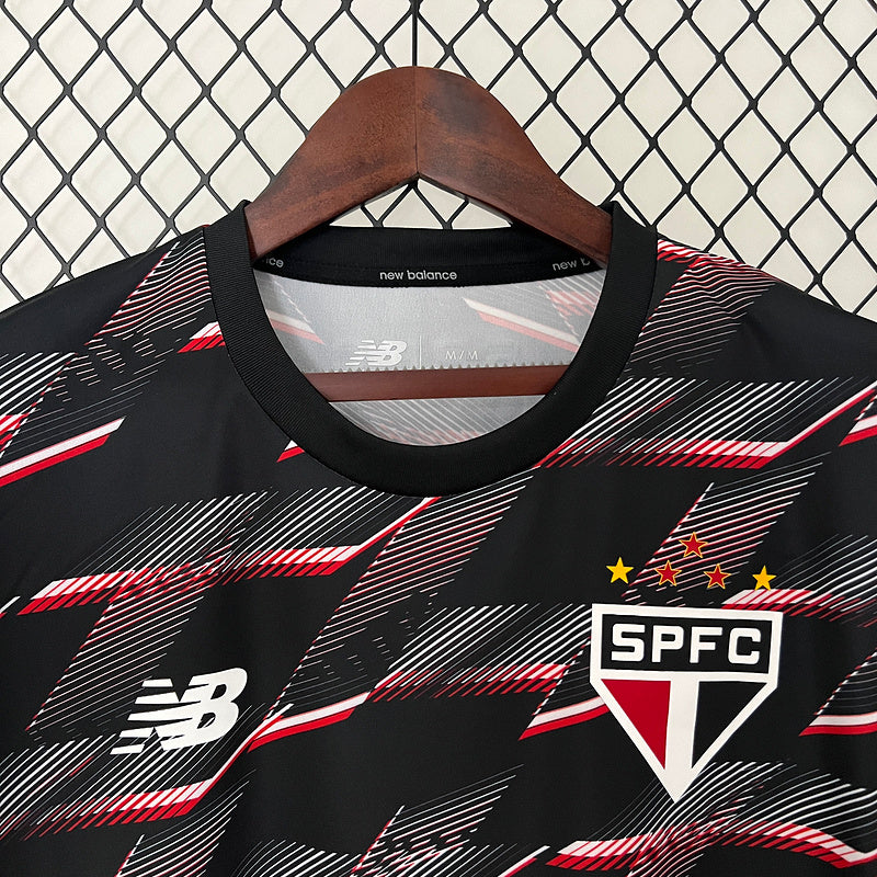 Camisa São Paulo Pré-Jogo 24/25 - Adidas Torcedor Masculina Lançamento