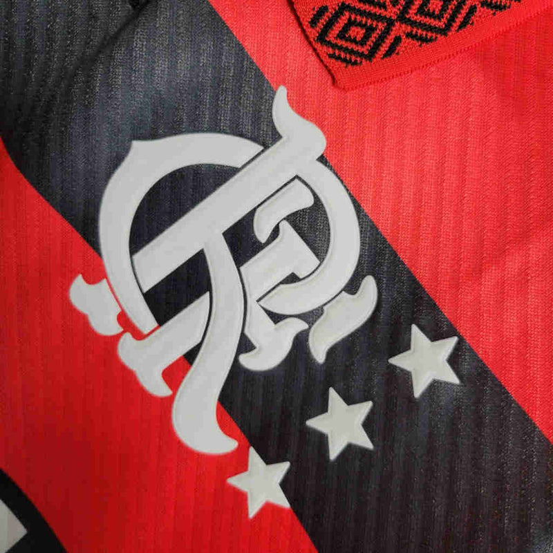 Camisa Flamengo Retrô 94-95 Vermelha e Preta - Umbro