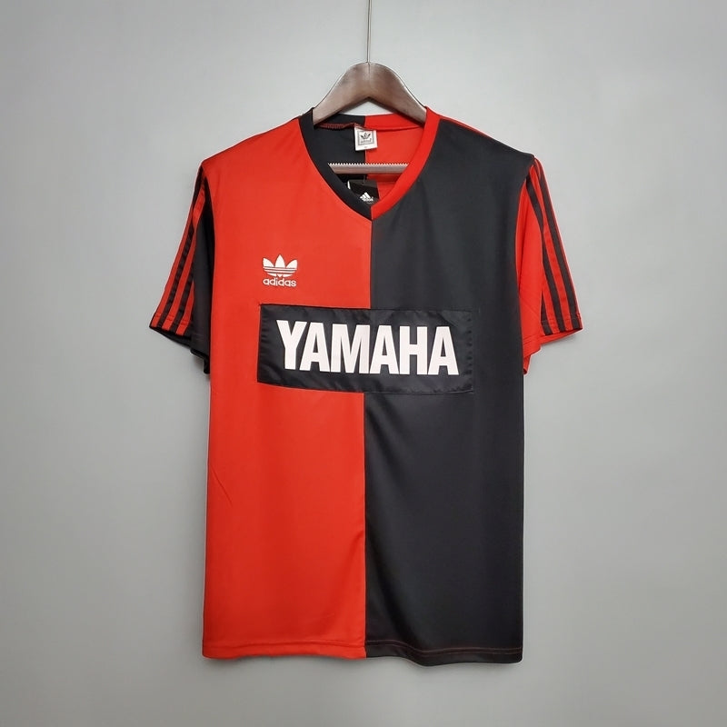 Camisa Newell's Old Boys Retrô 1993 Vermelha e Preta - Adidas