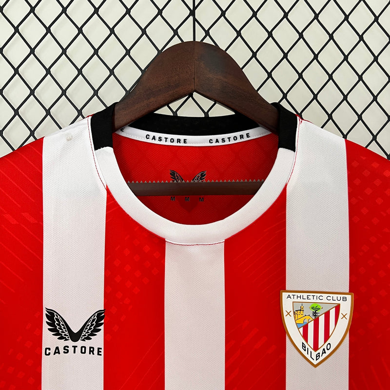 Camisa Athletic Bilbao Titular 24/25 - Versão Torcedor