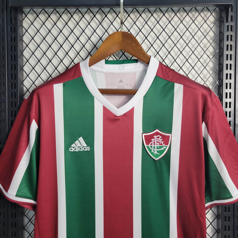 Camisa Fluminense Retrô 16/17 Vermelha e Verde - Adidas