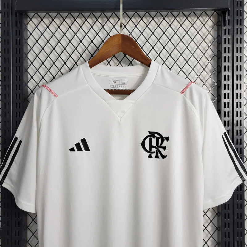 Camisa Flamengo Treino Branca - Versão Torcedor