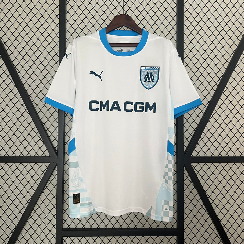 Camisa Olympique Marseille Home 24/25 - Puma Torcedor Masculina Lançamento