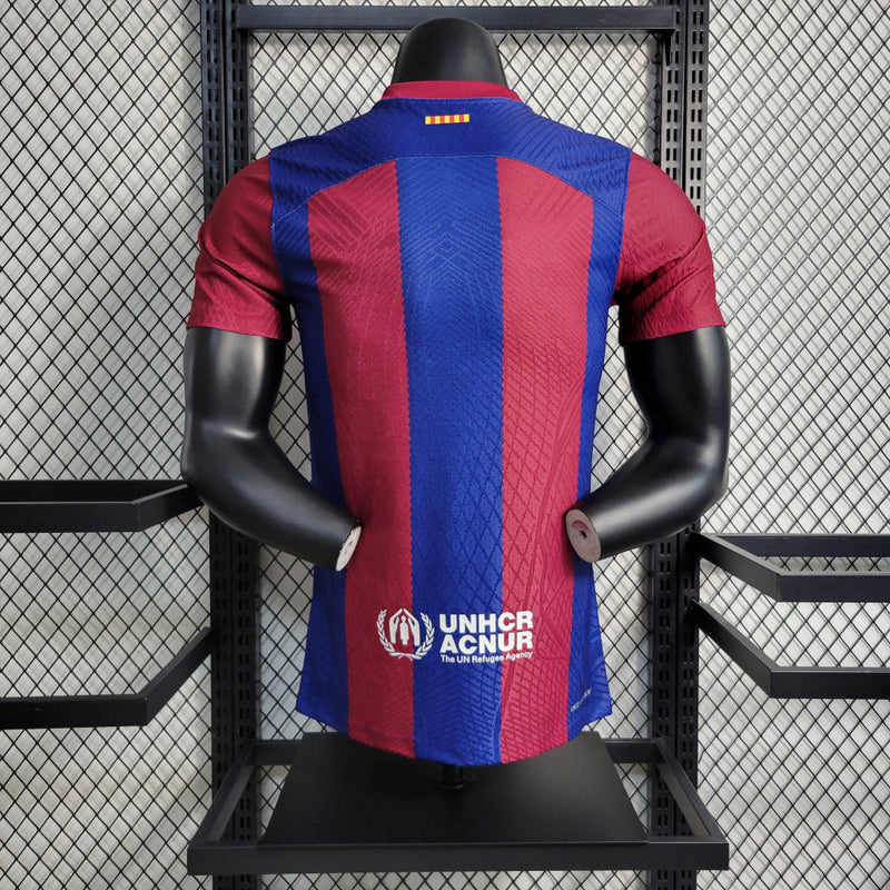 Camisa Barcelona I 23/24 Grená - Nike - Masculino Jogador