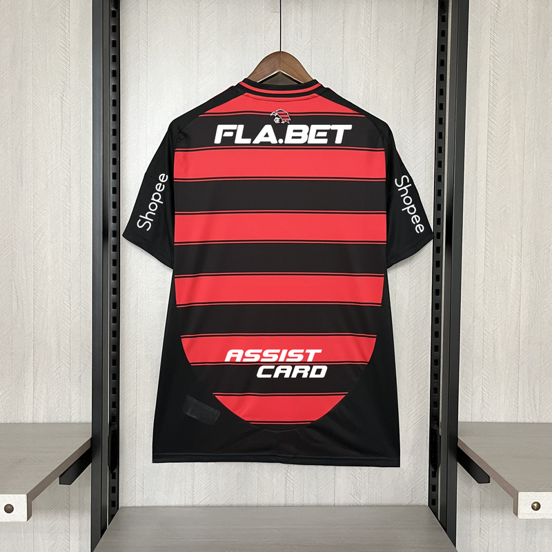 Camisa do Flamengo Home I 2025/26 - Modelo Torcedor Masculina COM PATROCINIO