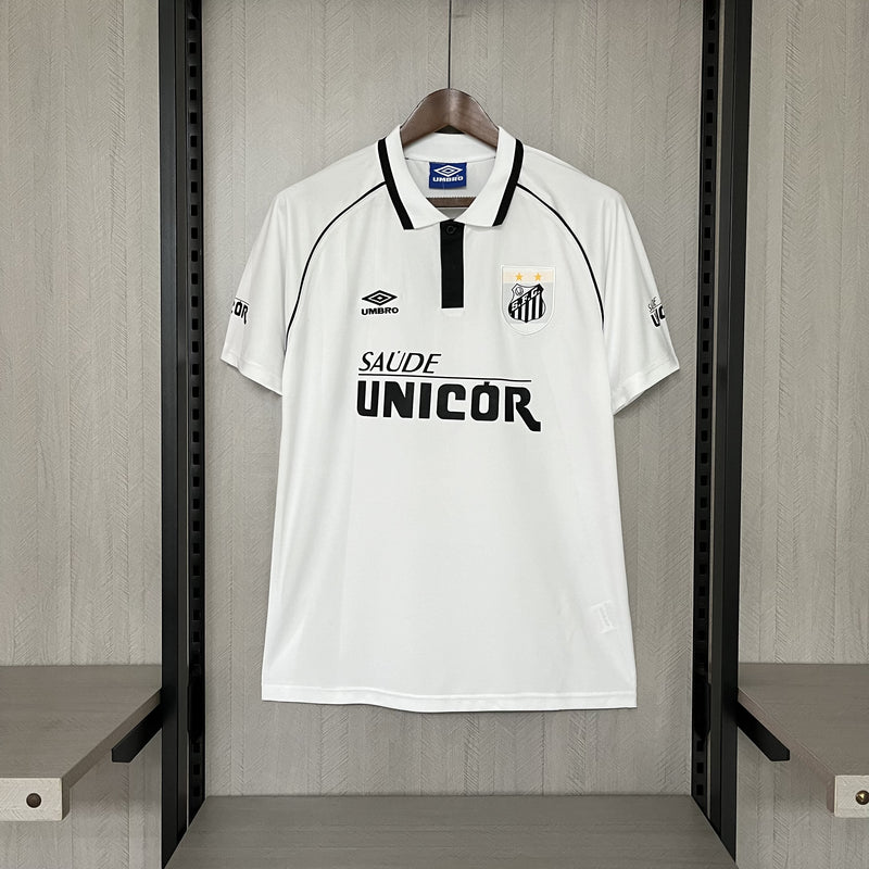 Camisa Retro Santos 1997 Home - Modelo Torcedor Masculina