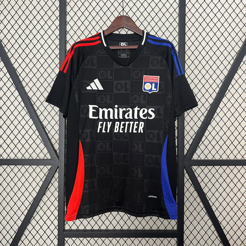 Camisa Lyon Away 24/25 - Adidas Torcedor Masculina