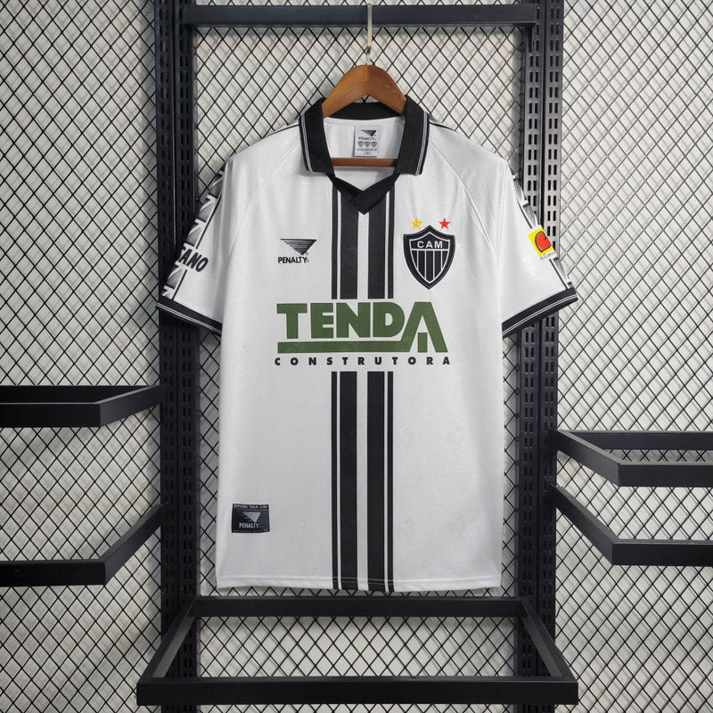 Camisa Atlético MG Retrô 1997 Preta e Branca - Penalty