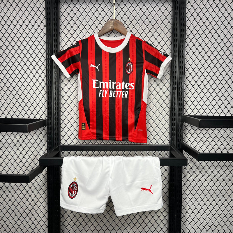 Milan Infantil I 24/25 - Vermelho e Preto