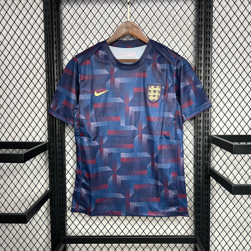 Camisa Inglaterra Pré-Jogo 24/25 - Nike Torcedor Masculina Lançamento