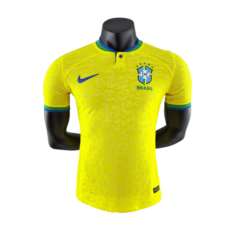 Camisa Brasil I 2022 - Amarela - Nike - Masculino Jogador