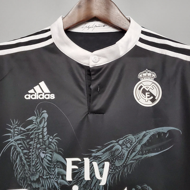 Camisa Manga Longa Real Madrid Third 14/15 Adidas - Preto