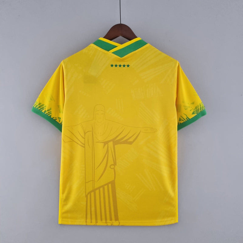 Camisa Seleção Brasil 2022 Nike - Amarela - Conceito Rio