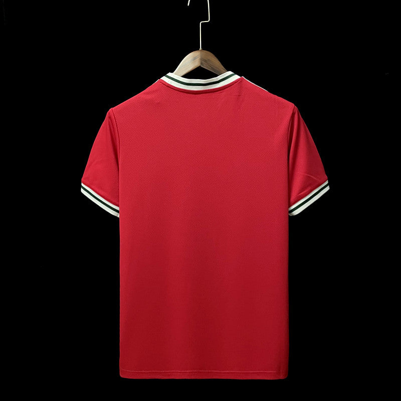 Camisa Seleção País de Gales I 2022 Adidas - Vermelho