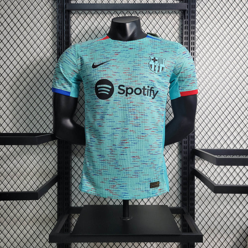 Camisa Barcelona III 23/24 Azul - Nike - Masculino Jogador