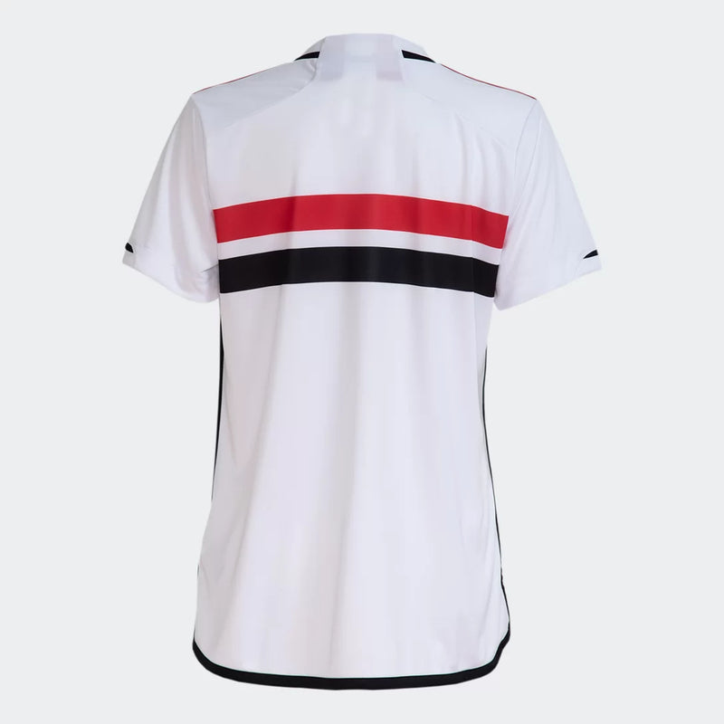 Camisa Feminina São Paulo I 23/24 Adidas - Branco