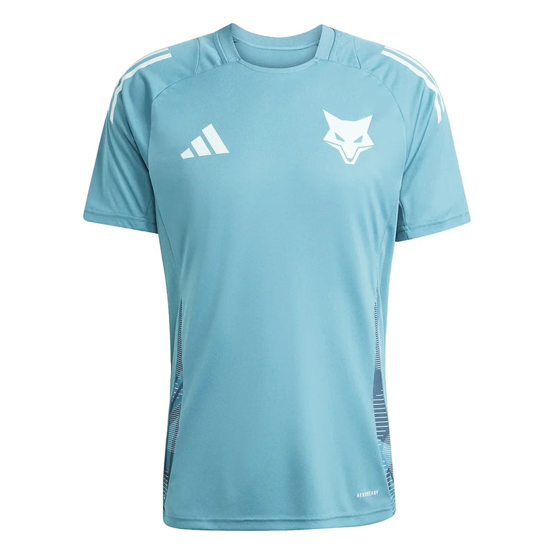 Camisa Cruzeiro 25/26 Treino Azul Turquesa - Adidas Versão Torcedor