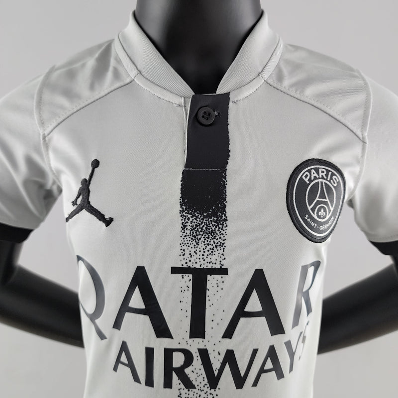 Kit Infantil PSG 22/23 Nike Jordan - Branco