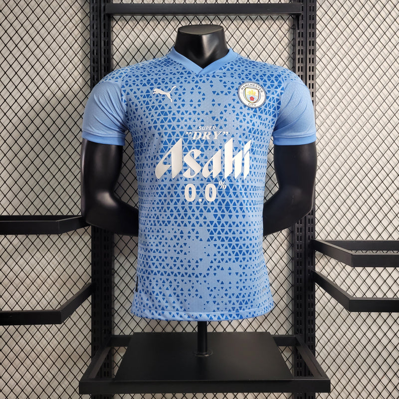 Camisa Manchester City Treino 23/24 - Azul - Puma - Masculino Jogador