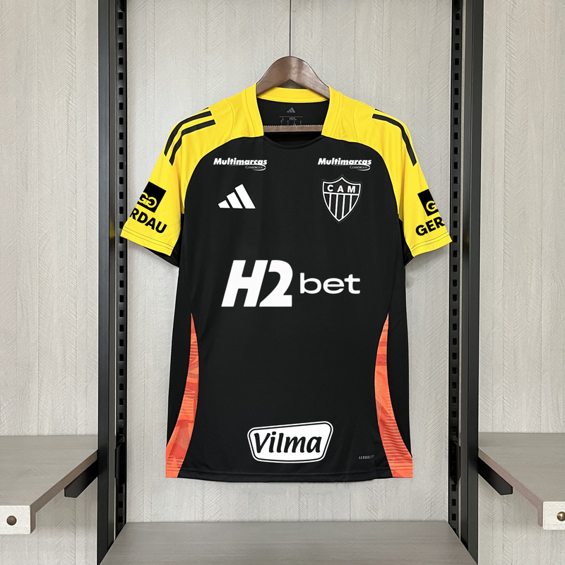 Camisa Atletico Mineiro Treino 25/26 - Modelo Torcedor Masculina COM PATROCINIOS