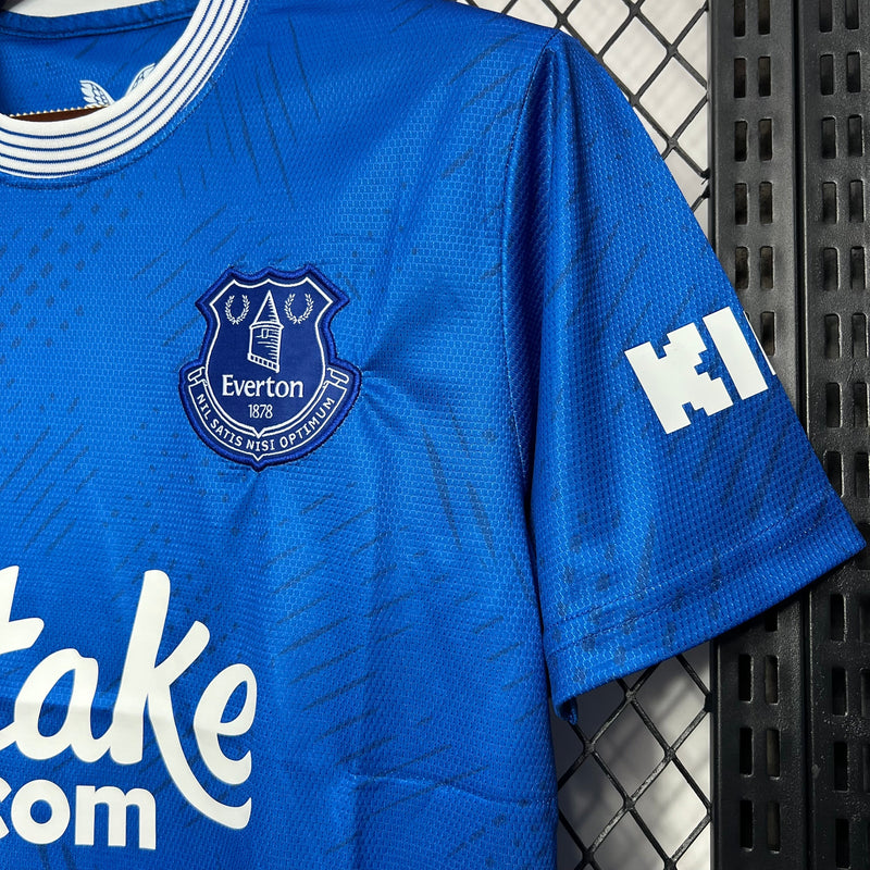 Camisa Everton Home 24/25 - Castore Torcedor Masculina Lançamento