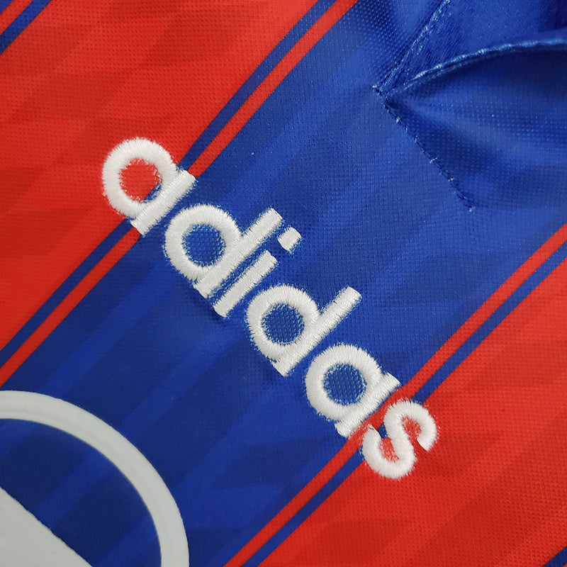 Camisa Bayern de Munique Retrô 1995/1997 Azul e Vermelha - Adidas