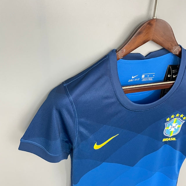 Camisa Feminina Seleção Brasil II 21/22 Nike - Azul