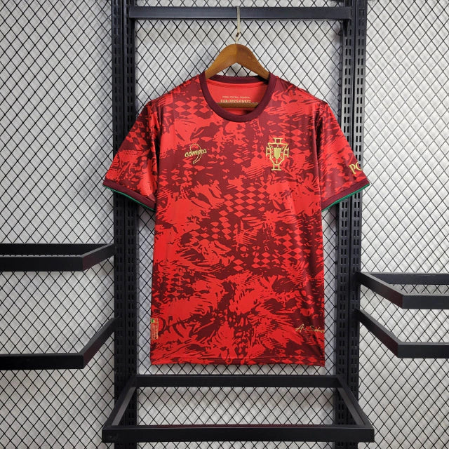 Camisa Portugal "A SELEÇÃO" 2024 - Comma Football Versão Torcedor Masculina