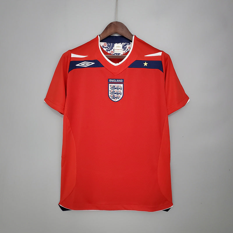 Camisa Inglaterra Retrô 2008/2009 Vermelha - Umbro