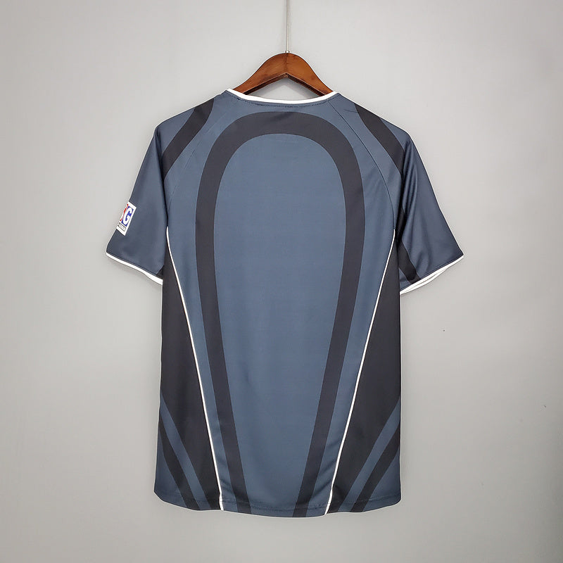 Camisa PSG Retrô 2001/2002 Cinza e Preta - Nike