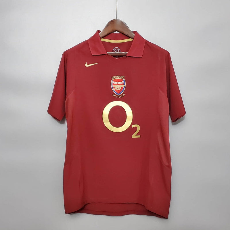 Camisa Arsenal Retrô 2005/2006 Vinho - Nike