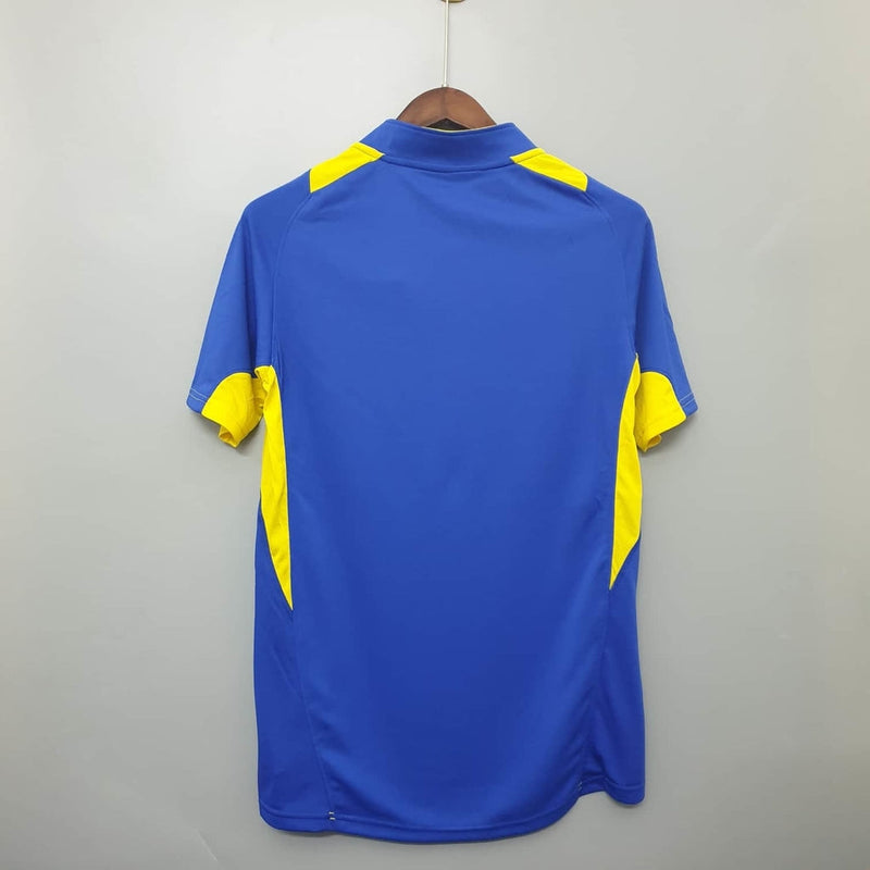 Camisa Boca Juniors Retrô 2005 Azul e Amarela - Nike