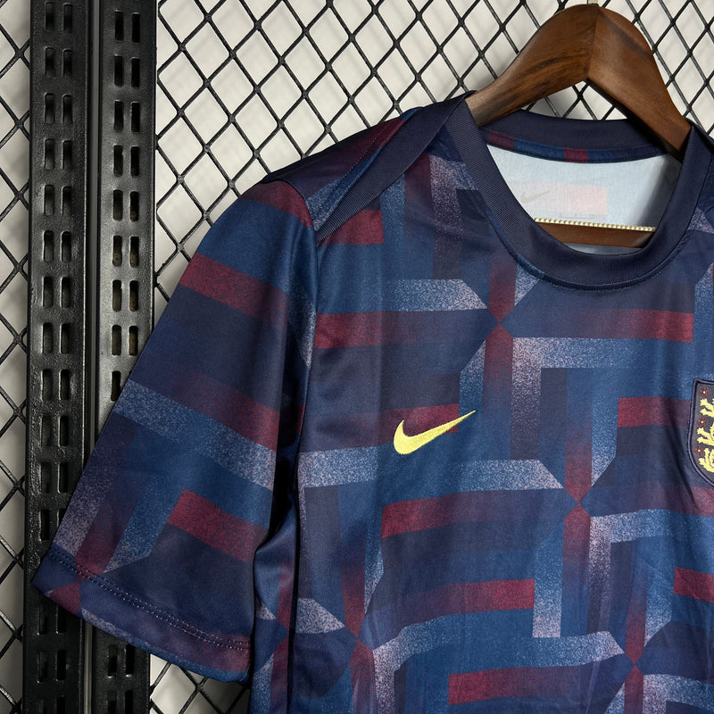 Camisa Inglaterra Pré-Jogo 24/25 - Nike Torcedor Masculina Lançamento