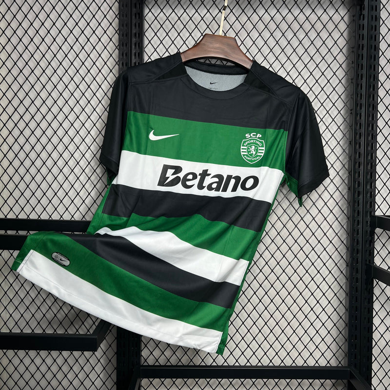 Camisa Sporting Titular 24/25 - Nike Torcedor Masculina Lançamento