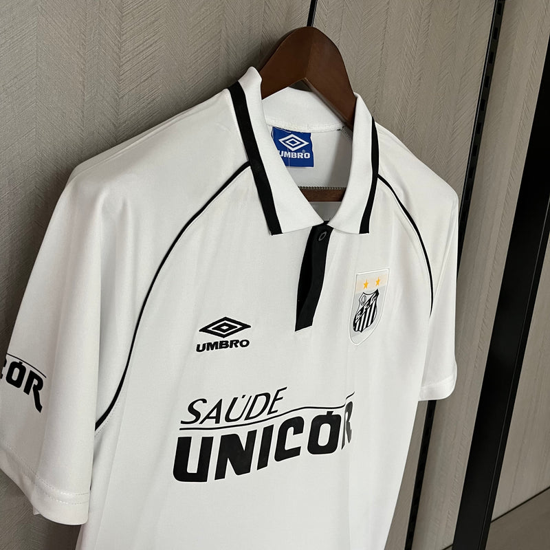 Camisa Retro Santos 1997 Home - Modelo Torcedor Masculina