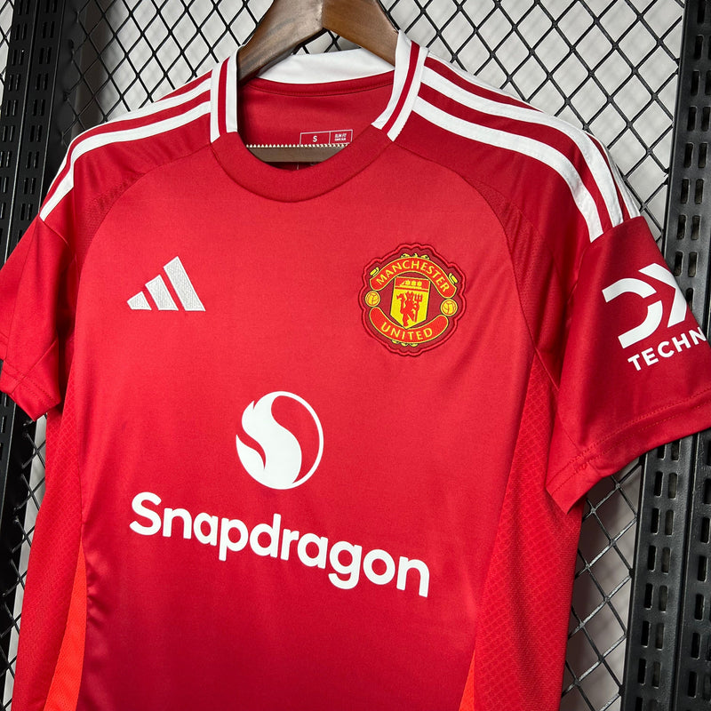 Camisa Manchester United Home 24/25 - Adidas Torcedor Masculina Lançamento